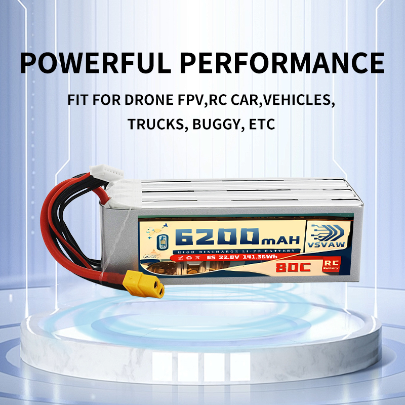 Batterie Lipo haute performanc - 6S Lipo Battery 22.2V 5000Mah avis et prix